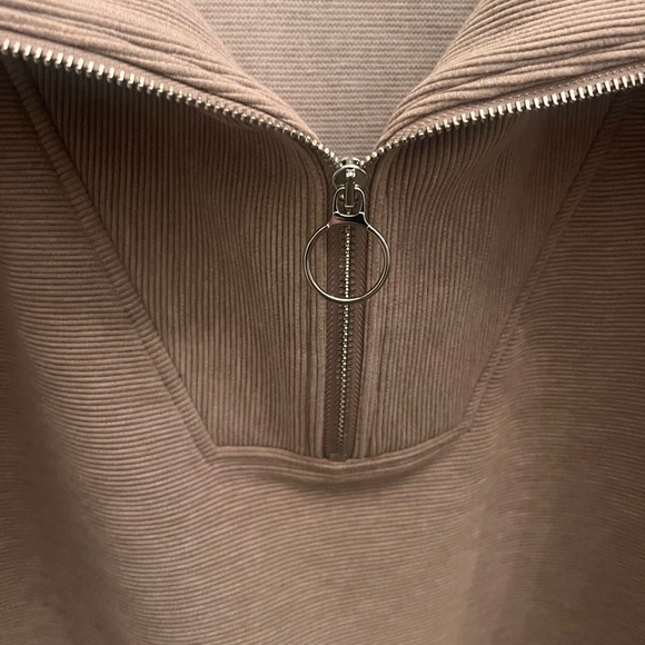 Varley Vine Half Zip Ottoman Pullover | Oversized Funnel Neck | Large - Picture 4 of 8